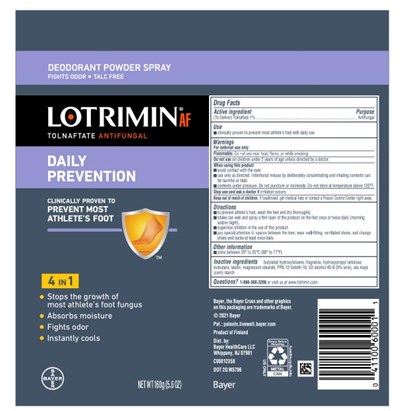 Pdp (Lotrimin Daily Prevent Powder Spray 133g Talc Free)